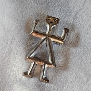 Vintage Sterling Silver Brooch